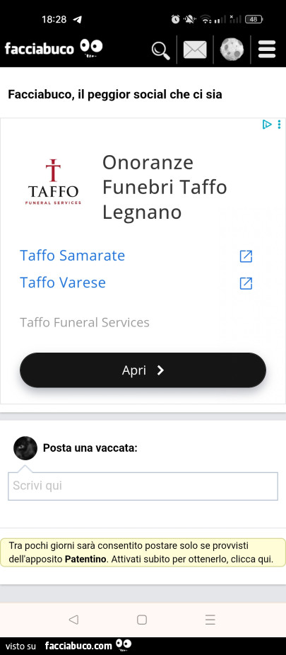 Onoranze funebri taffo legnano