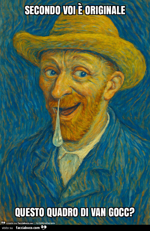 Secondo voi è originale questo quadro di van gocc?