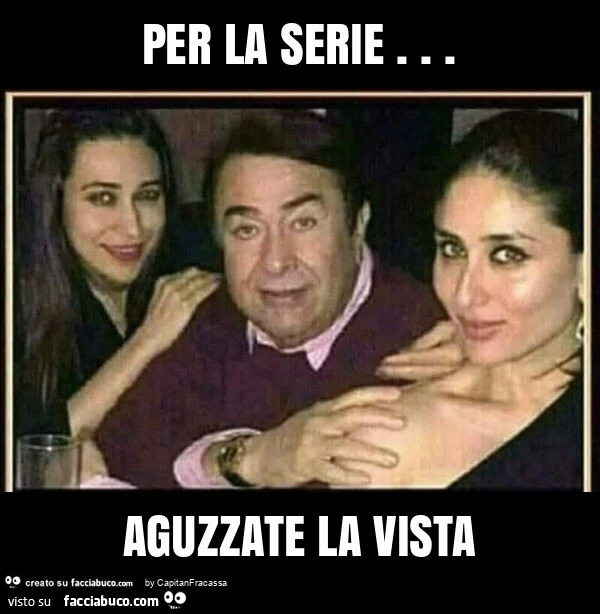 Per la serie&hellip; aguzzate la vista
