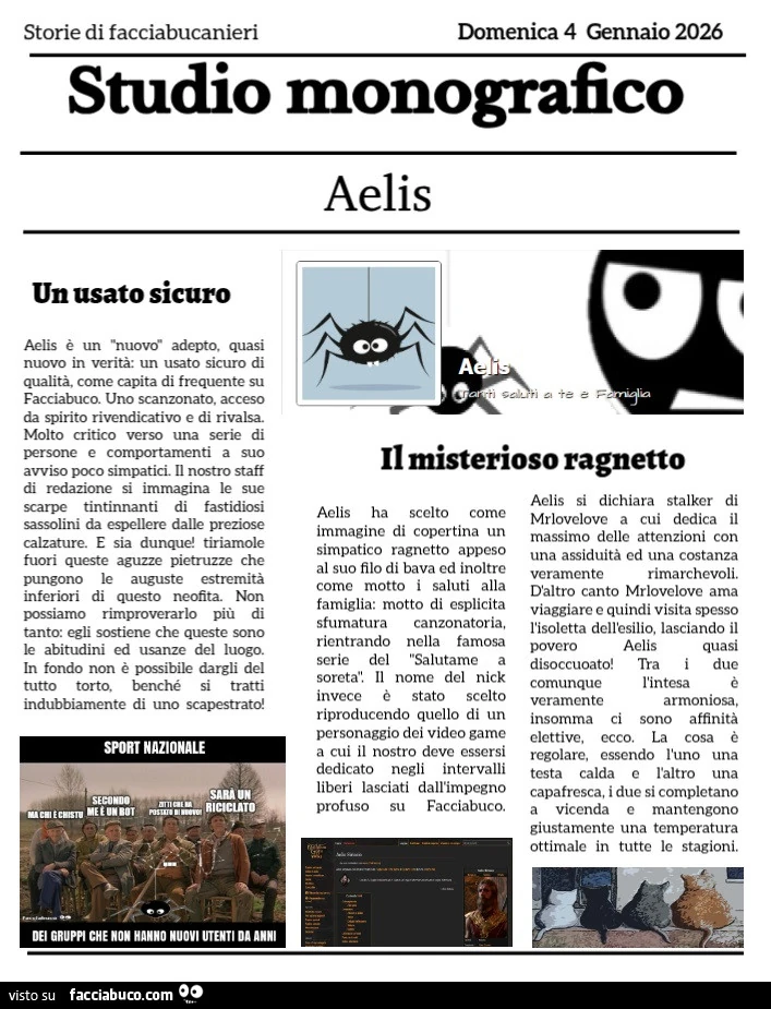 Monografia di Aelis