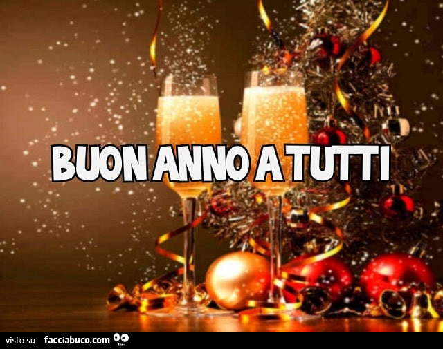 Buon anno a tutti