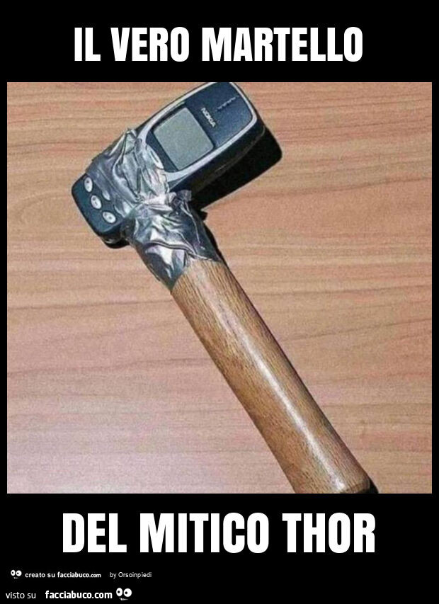 Il vero martello del mitico thor