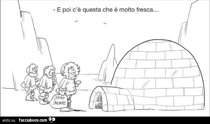 E poi c'รจ questa che รจ molto fresca. Igloo