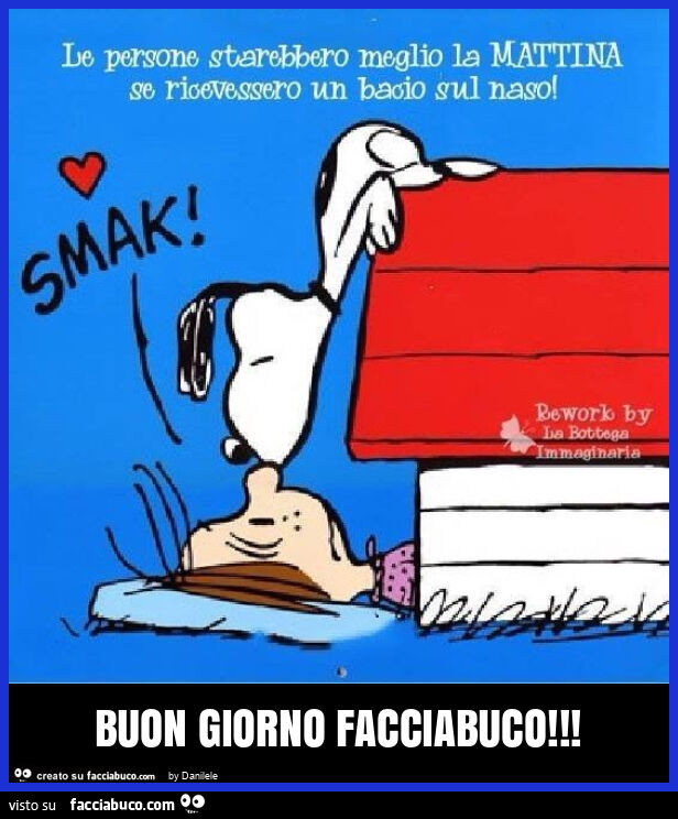 Buon giorno facciabuco