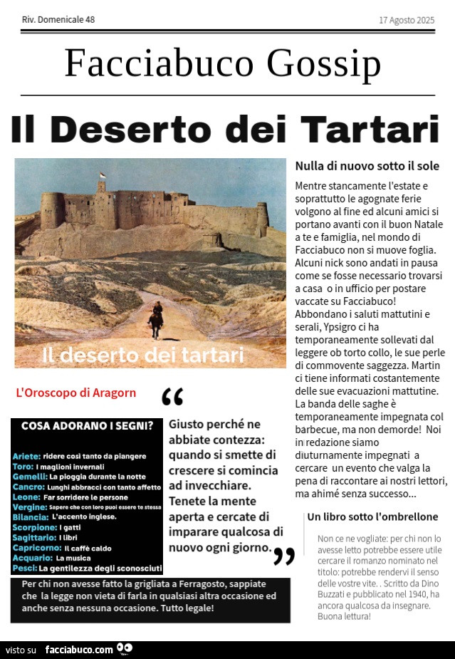 Facciabuco Gossip 48