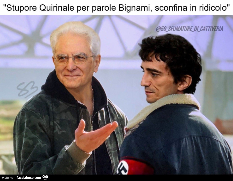 Stupore Quirinale per parole Bignami, sconfina in ridicolo