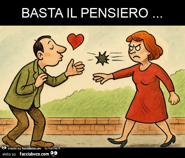 Le vignette di Marco Bianchi&hellip; Basta il pensiero