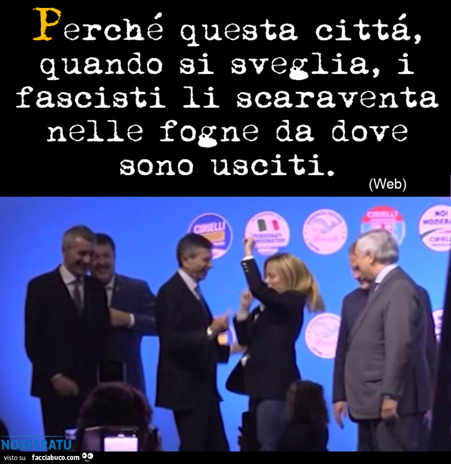 Fascisti nelle fogne