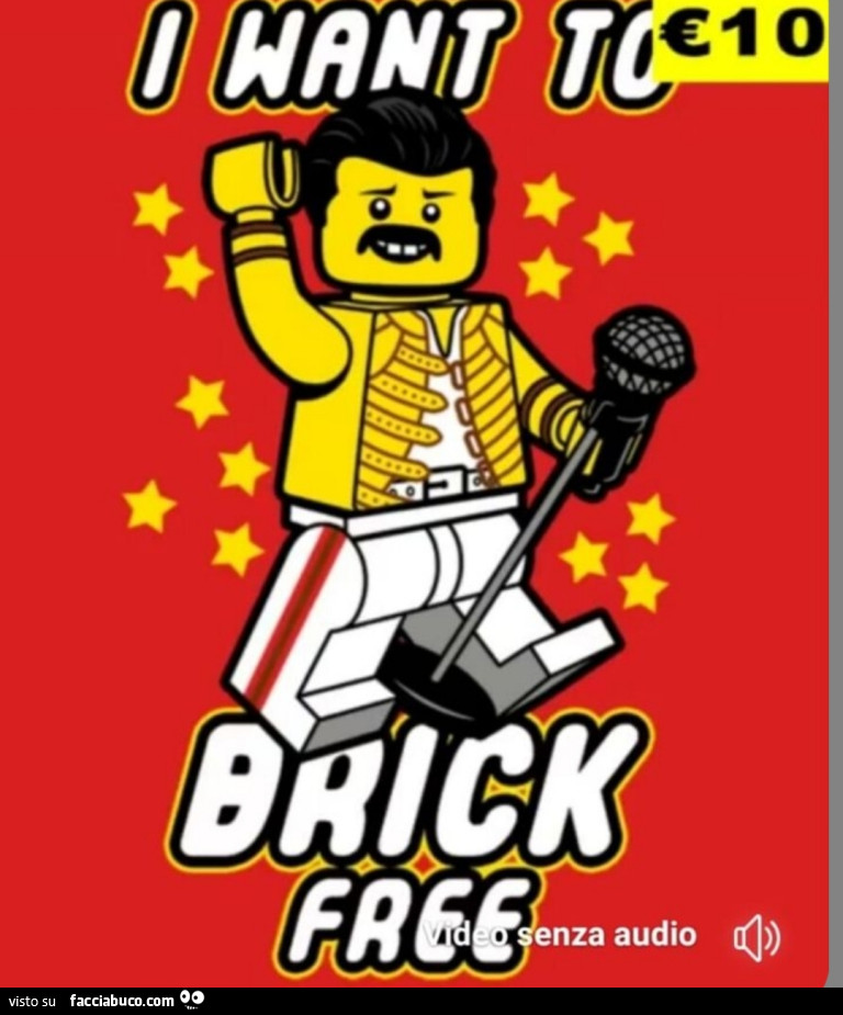 I want to brick free