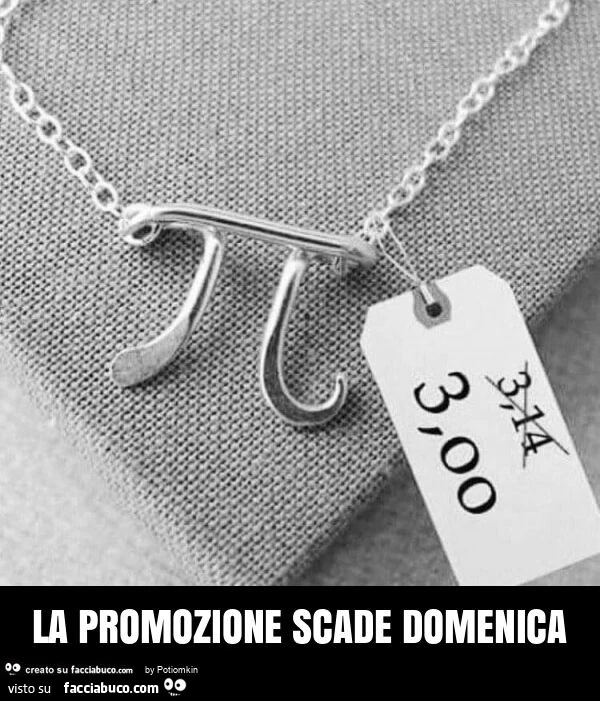 La promozione scade domenica