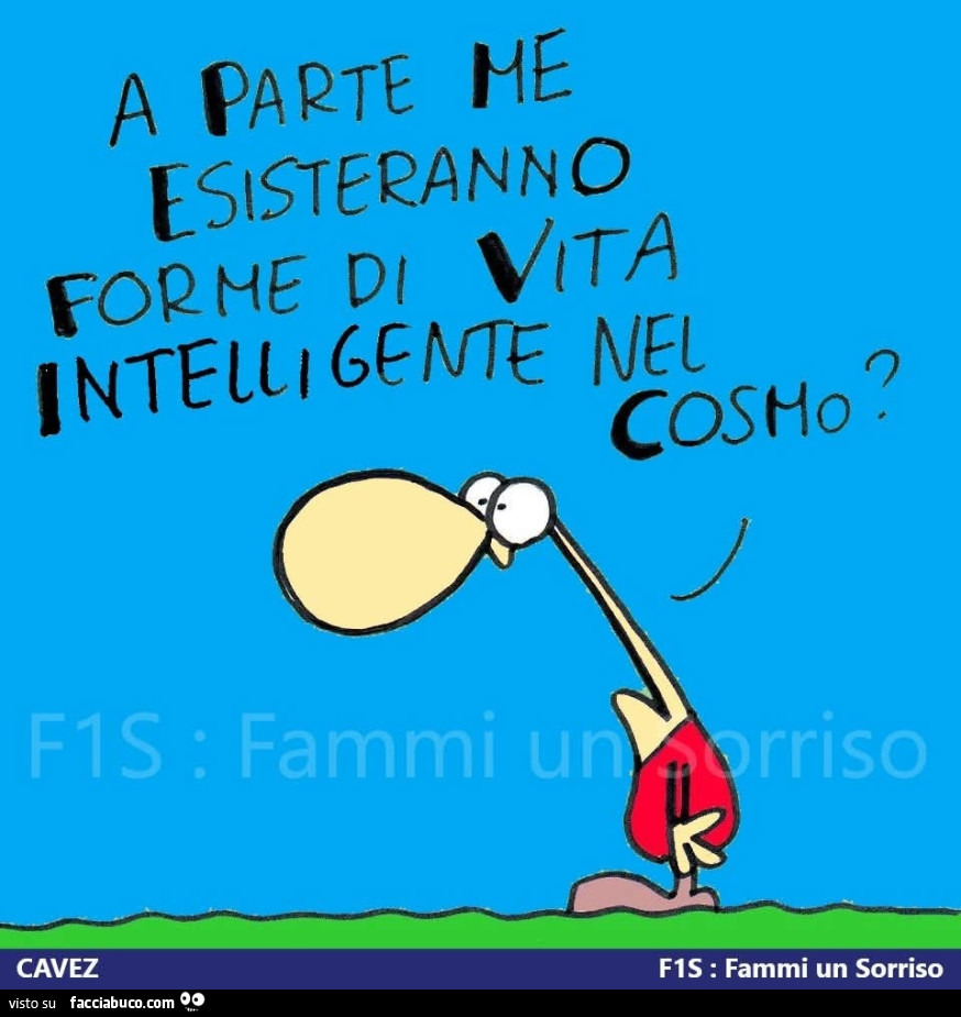 A parte me esisteranno forme di vita intelligente nel cosmo?