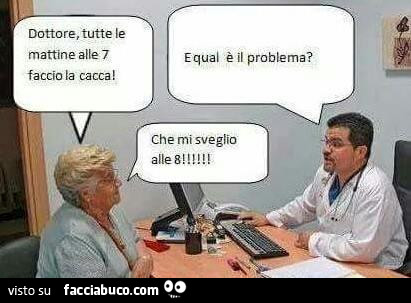 Problema andare di corpo