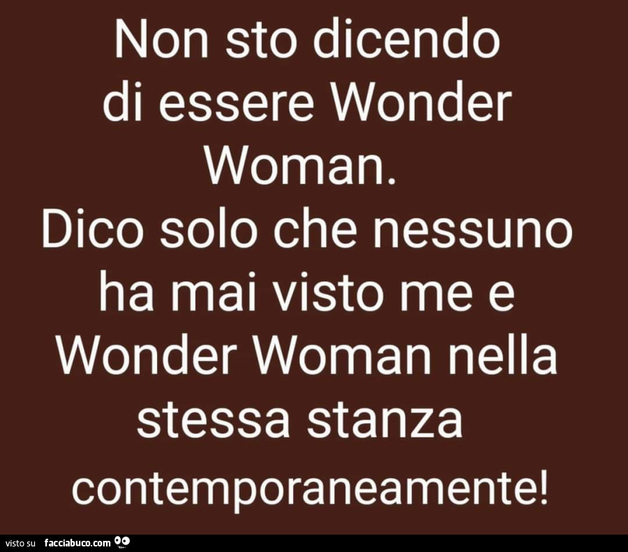 Wonder woman