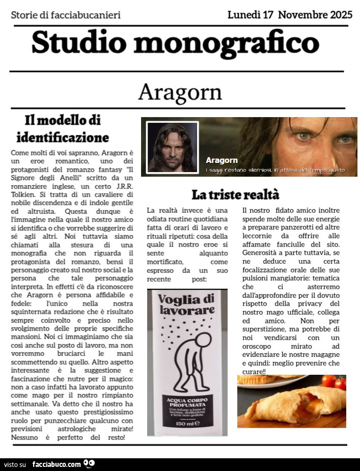 Monografia di Aragorn