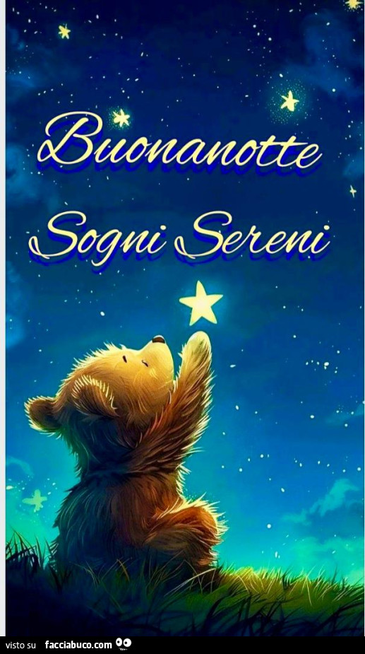 Buonanotte sogni sereni