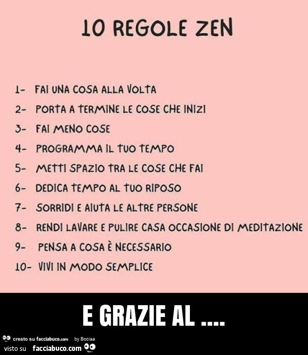 E grazie al