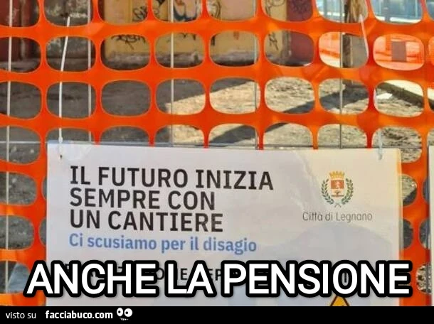 Il futuro inizia sempre con un cantiere