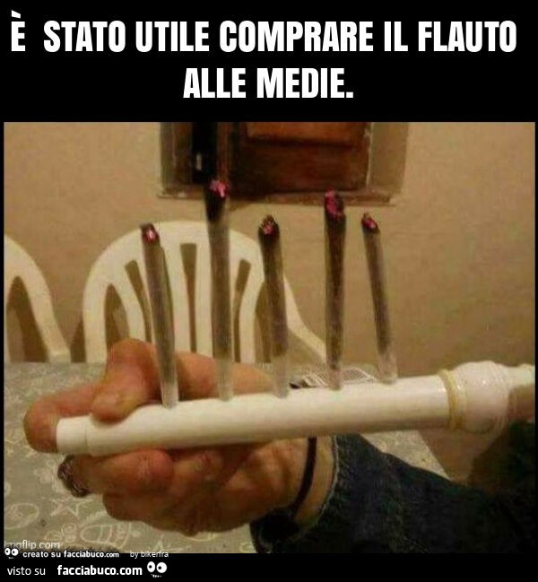 È stato utile comprare il flauto alle medie