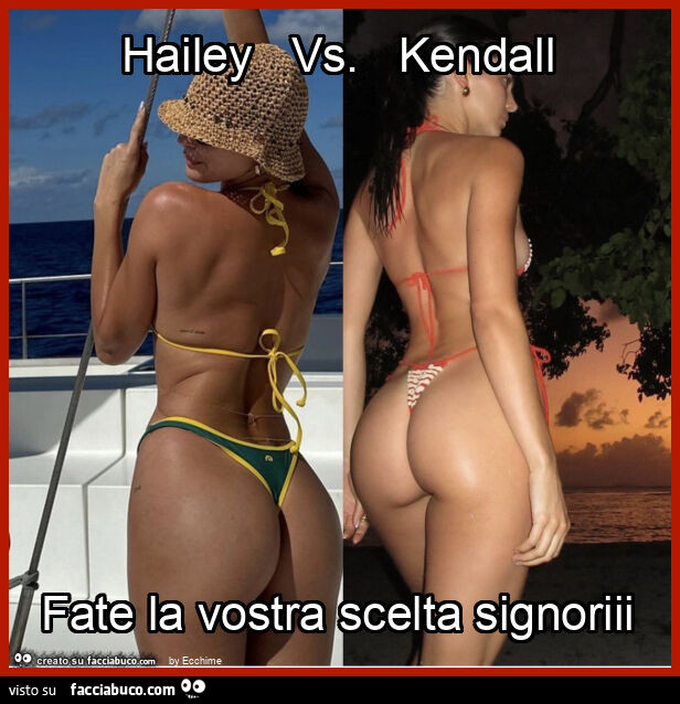 Hailey vs. Kendall fate la vostra scelta signoriii