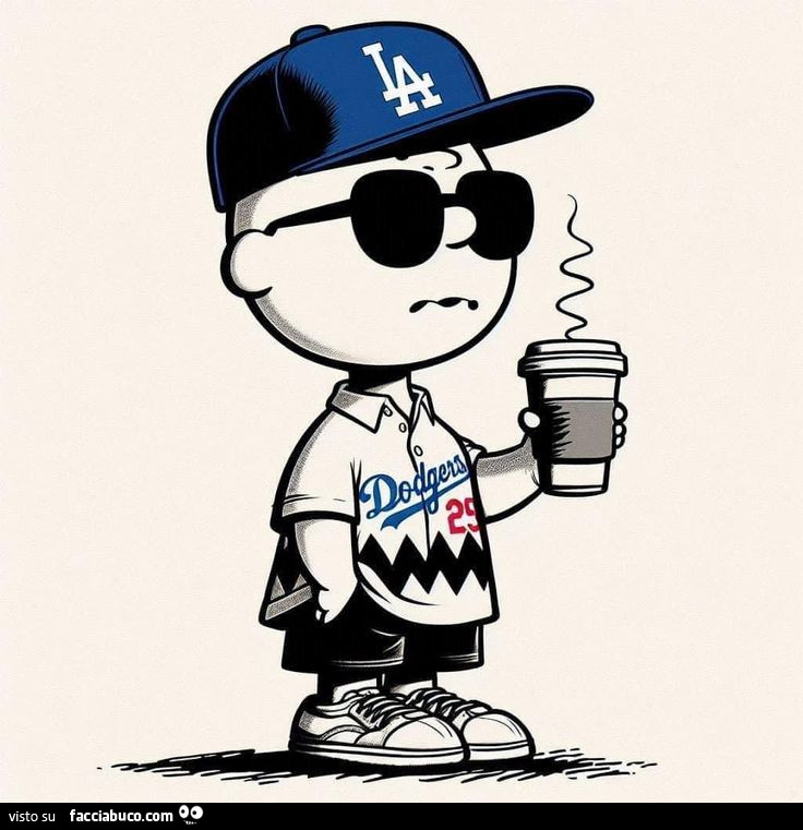 Charlie Brown col caffè
