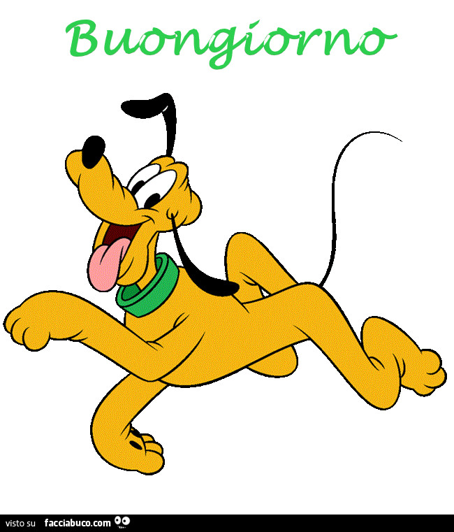 Buongiorno da Pluto