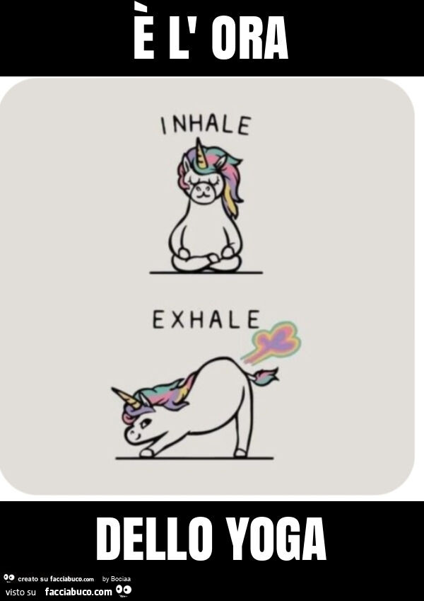 È l' ora dello yoga