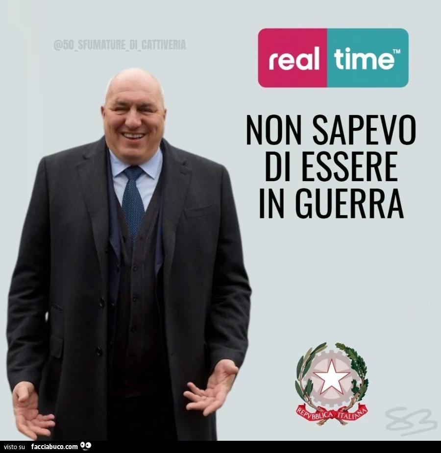 Non sapevo di essere in guerra