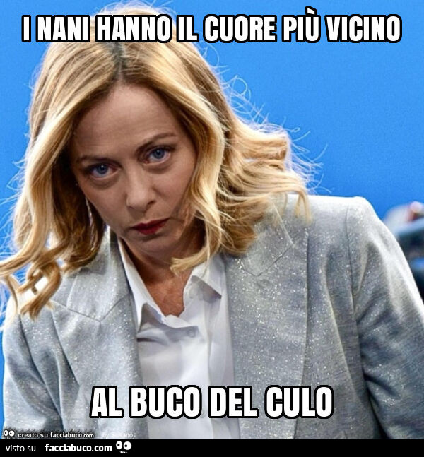 I nani hanno il cuore piรน vicino al buco del culo