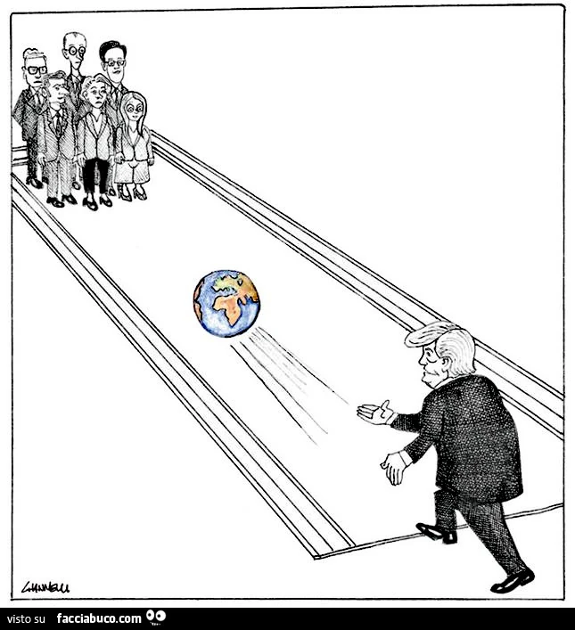 Trump a bowling con l'Europa