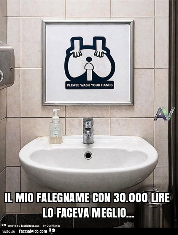 Il mio falegname con 30.000 lire lo faceva meglio