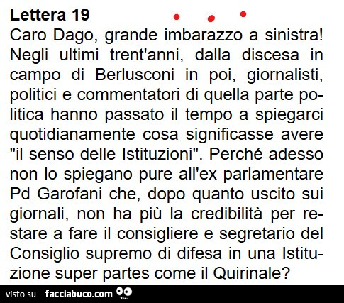 Garofani, Mattarella, Meloni