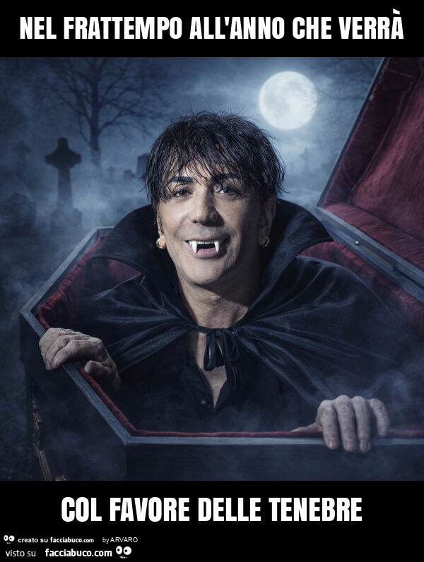 Nel frattempo all'anno che verrà col favore delle tenebre