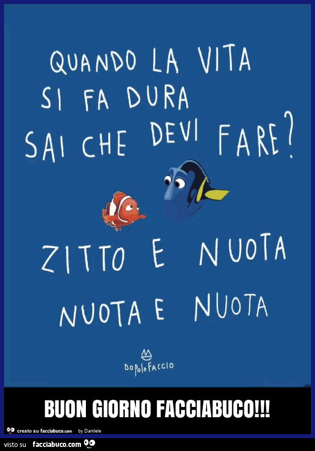 Buon giorno facciabuco