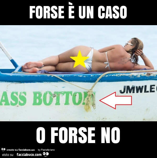 Forse è un caso o forse no