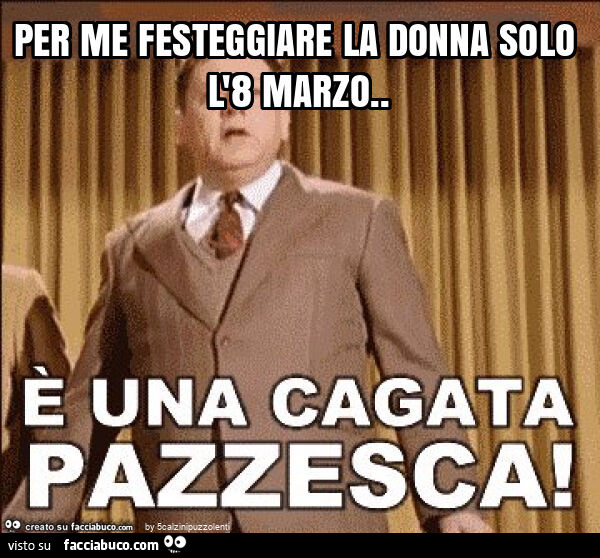 Per me festeggiare la donna solo l'8 marzo