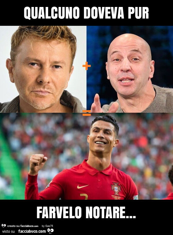 Qualcuno doveva pur farvelo notare