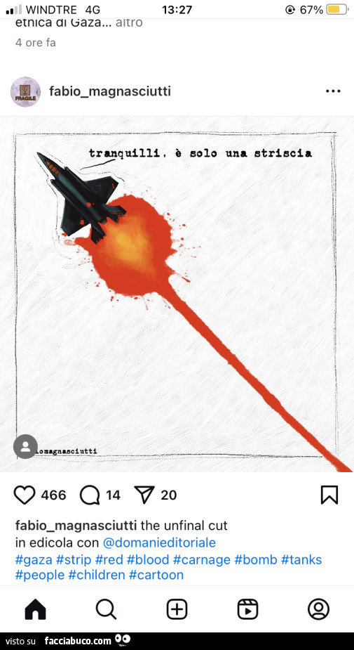 Tranquilli, è solo una striscia