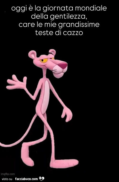 Oggi è la giornata mondiale della gentilezza, care le mie grandissime teste di cazzo