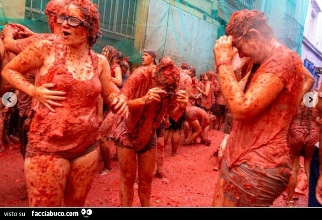 Tomatina, pomodori