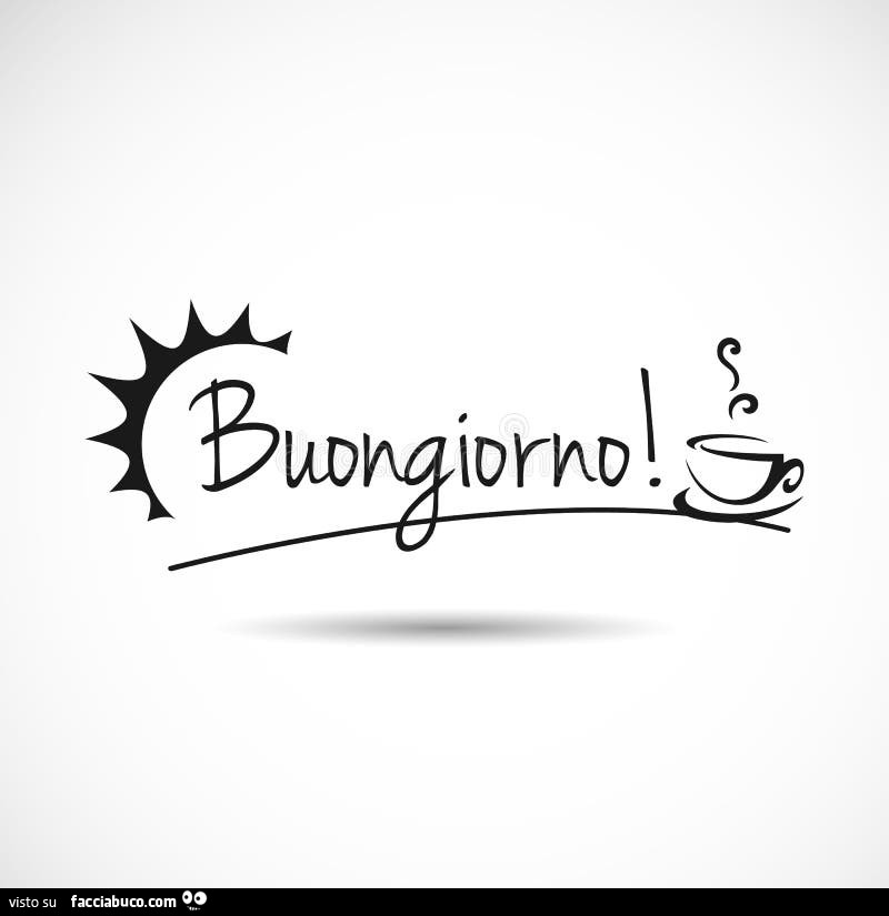 Buongiorno caffè