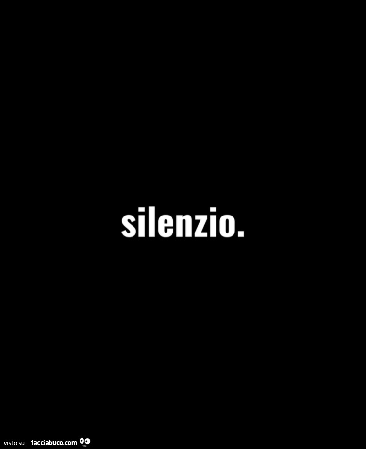 Silenzio