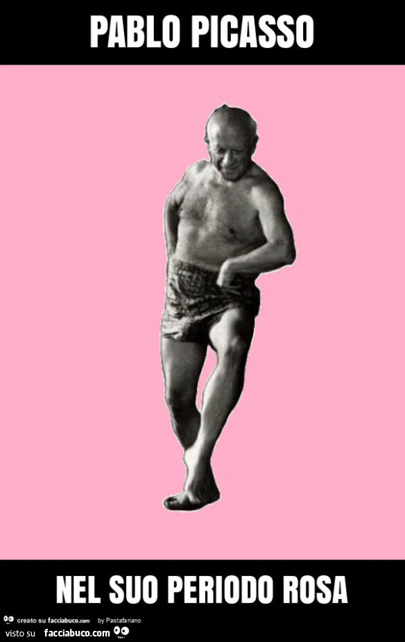 Pablo picasso nel suo periodo rosa