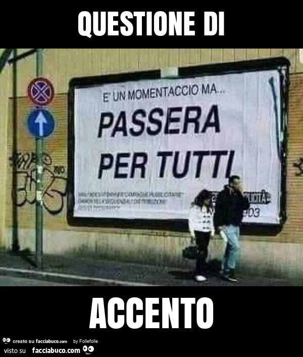 Questione di accento