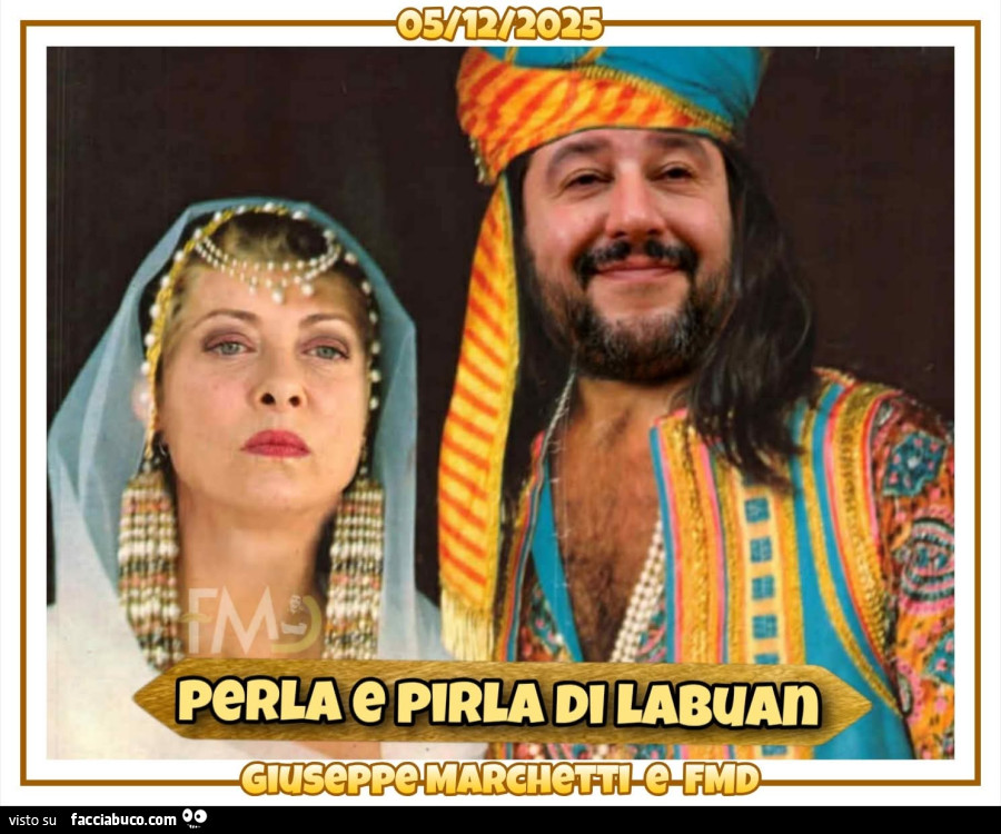 Salvini meloni perla di labuan sandokan