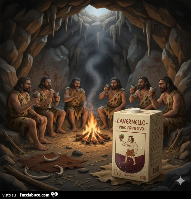 Vino cavernello preistoria