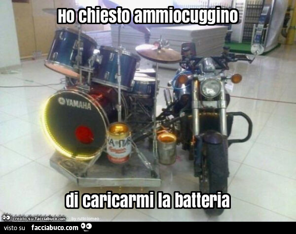 Ho chiesto ammiocuggino di caricarmi la batteria