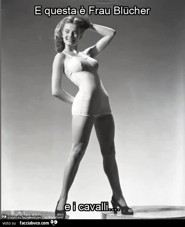 E questa è Frau Blücher… e i cavalli… Cloris Leachman, 1946, by Maurice Seymour