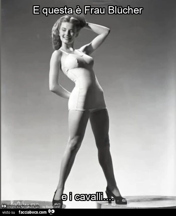 E questa è Frau Blücher&hellip; e i cavalli&hellip; Cloris Leachman, 1946, by Maurice Seymour