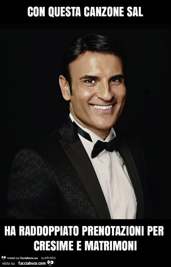 Con questa canzone sal ha raddoppiato prenotazioni per cresime e matrimoni