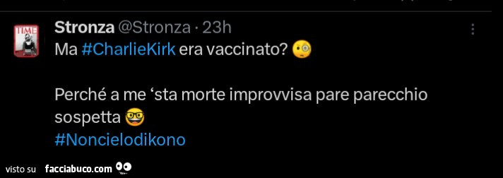 Perché a me 'sta morte improvvisa pare parecchio sospetta